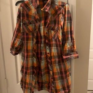 Plaid western shirt